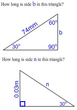 Freemathtutoring 30 60 90 Triangles Exercises Part Of The Official Doug Simms Online Site