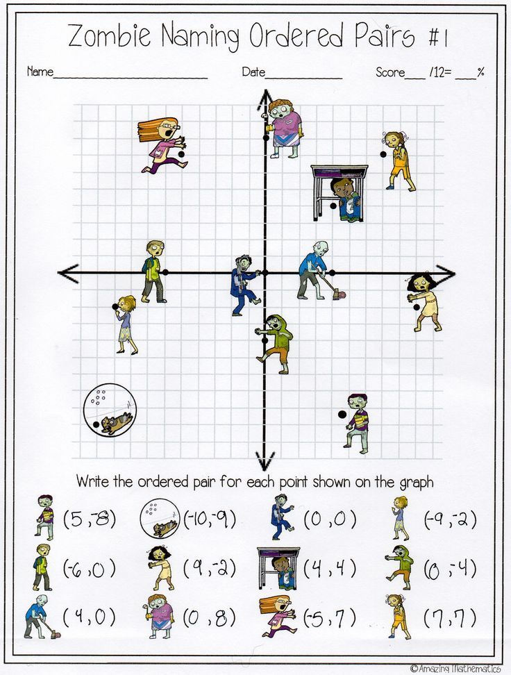 10 Ordered Pairs Worksheet Answers