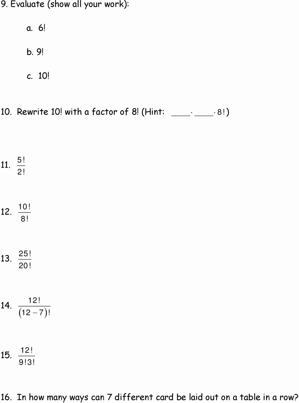 Fundamental Counting Principle Pdf