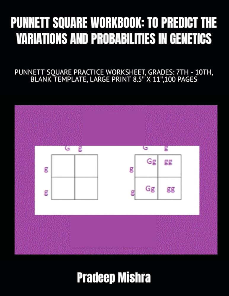 Genetics Vocabulary And Punnett Squares Practice Worksheet By Science