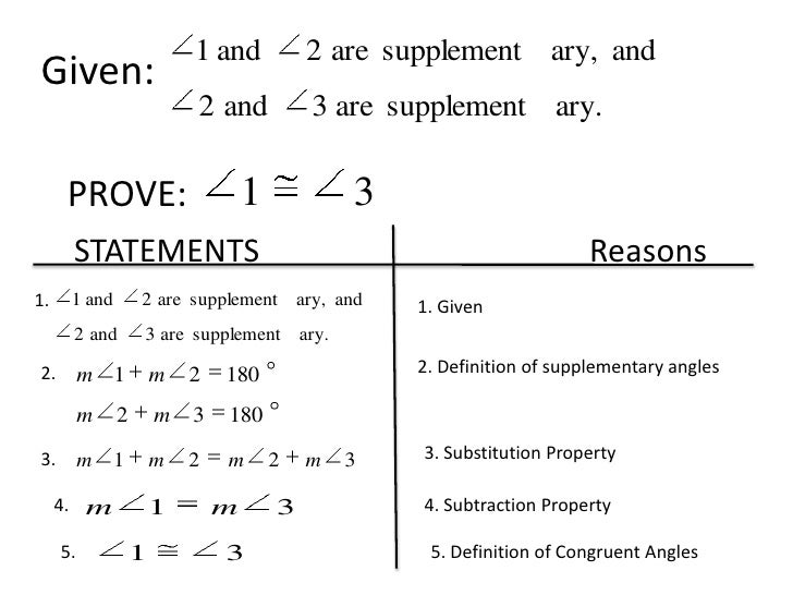 Geometric Proofs