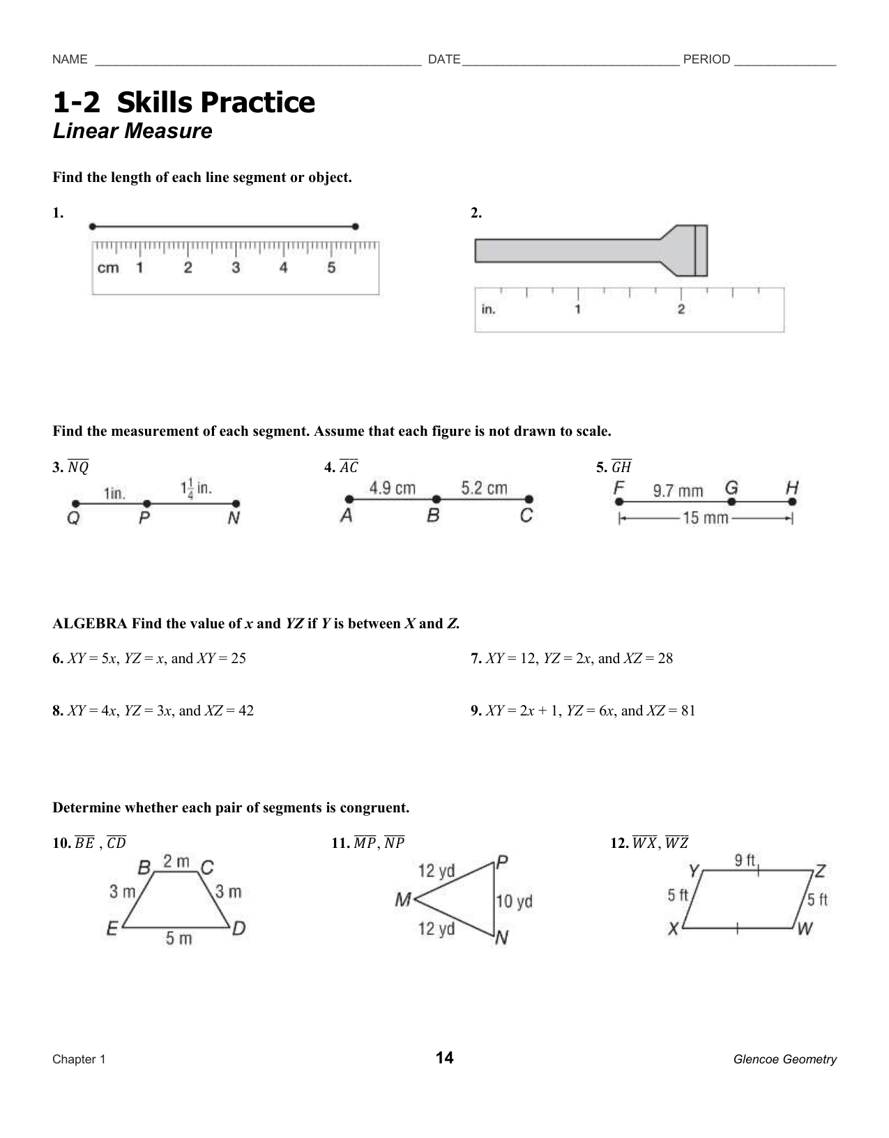 Geometry Symmetry Answers Key