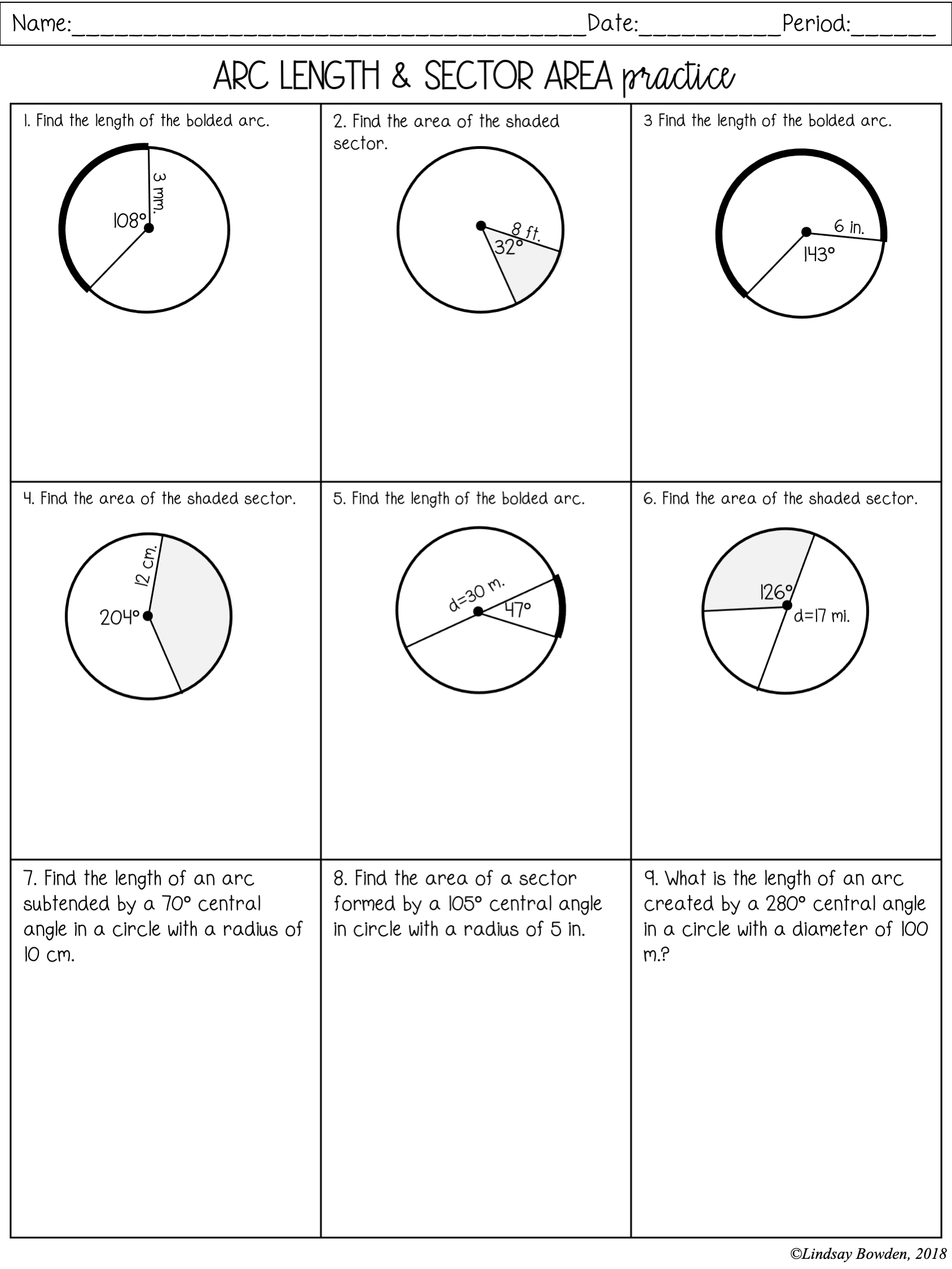 5 Ways to Master Geometry Arc Length and Sector Area