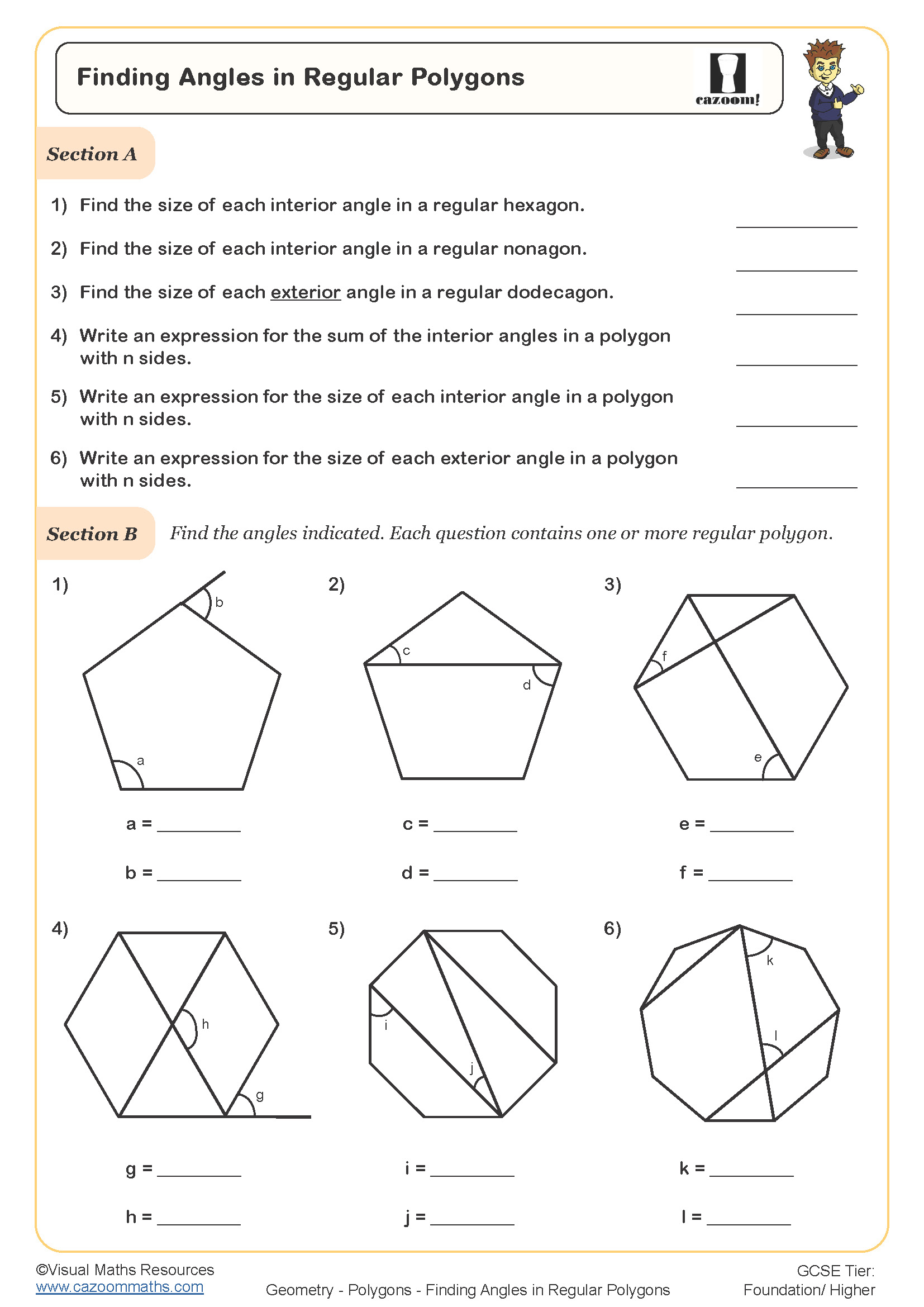 Geometry Polygons Worksheet: Fun and Challenging Shapes Practice