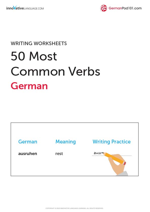 5 Essential German Worksheets for Beginners