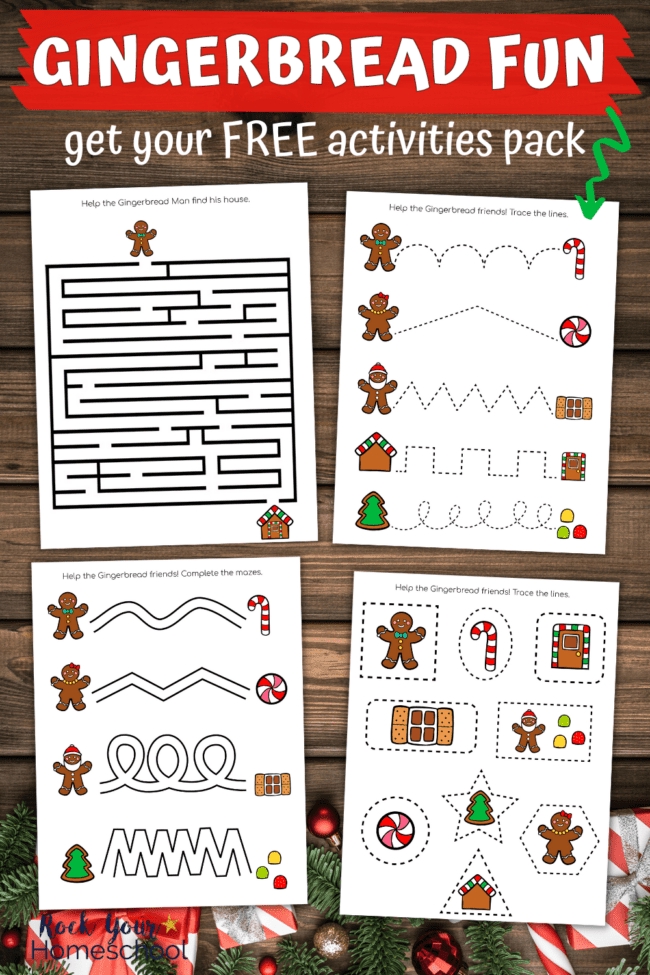 5 Fun Gingerbread Man Worksheet Activities for Kids