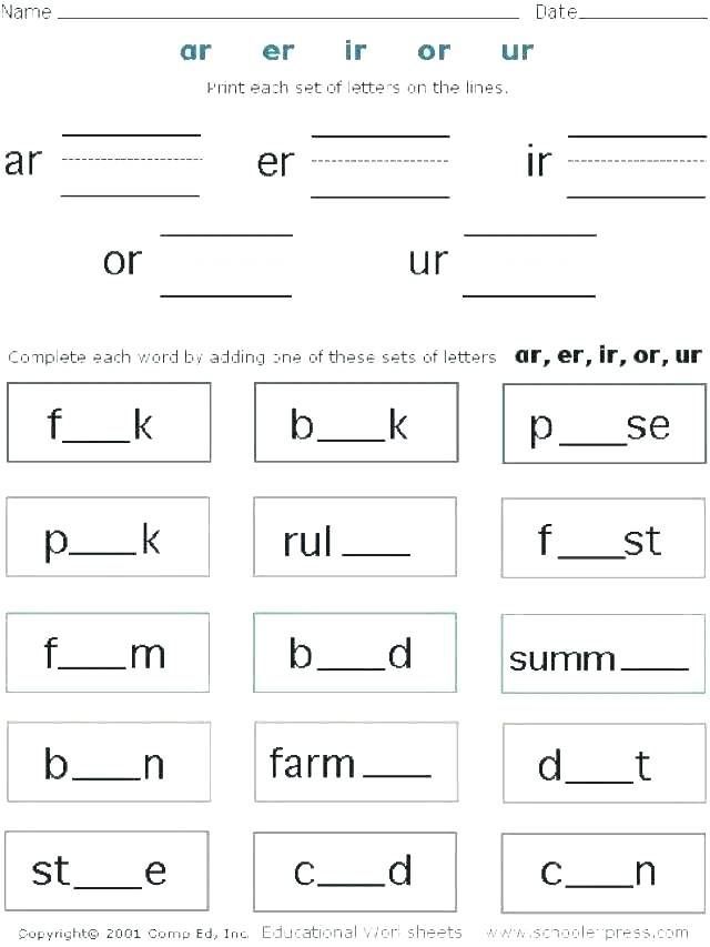 Grade 2 Phonics Worksheets Free Kidsworksheetfun