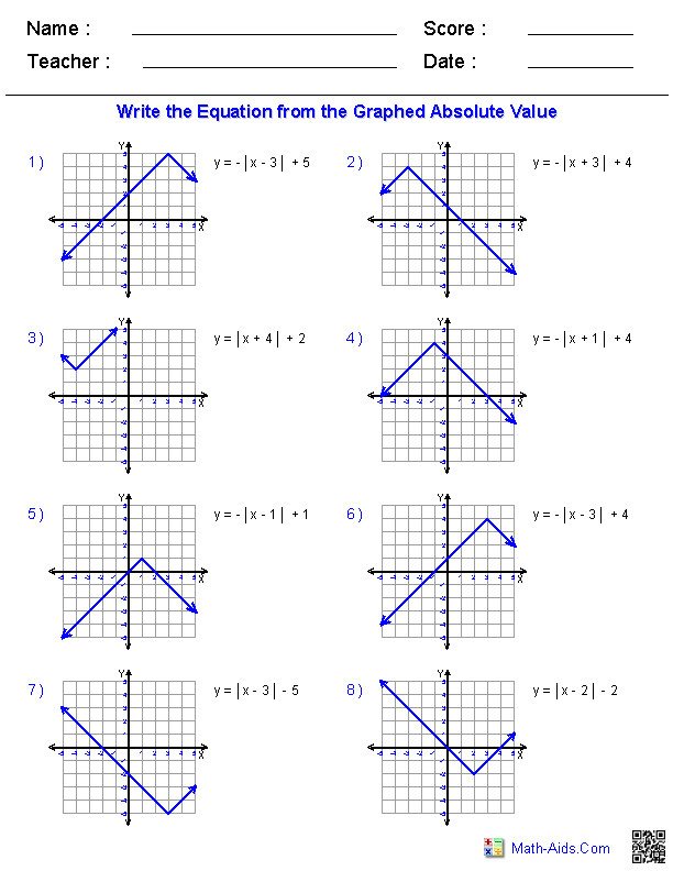 5 Ways to Graph Absolute Value Equations