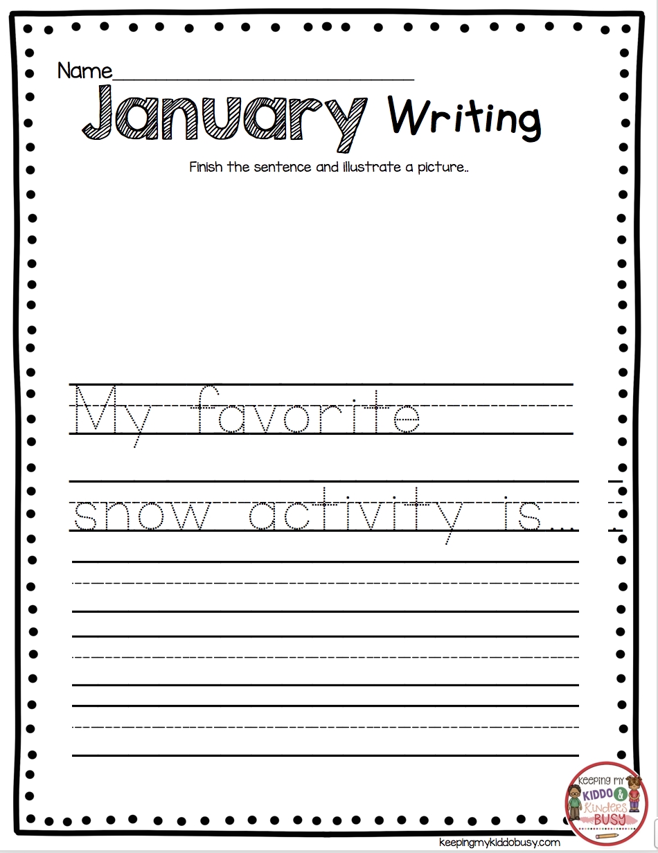 January to March Printable Worksheets Collection