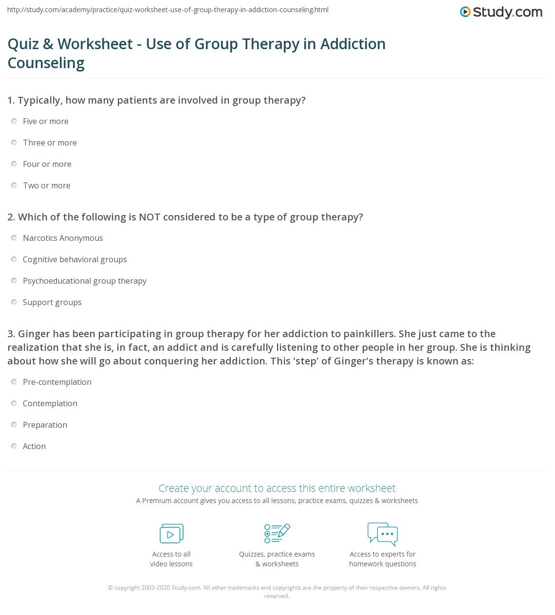 Group Therapy Worksheets for Personal Growth