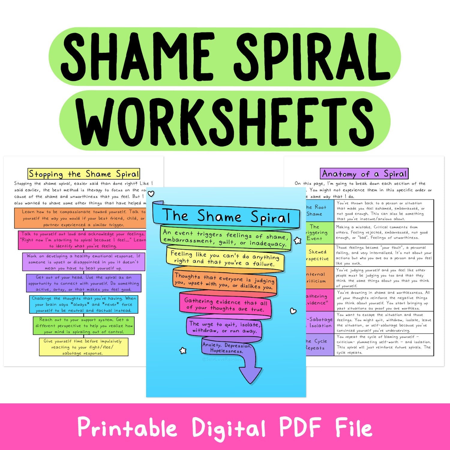 Guilt And Shame Worksheets Pdf