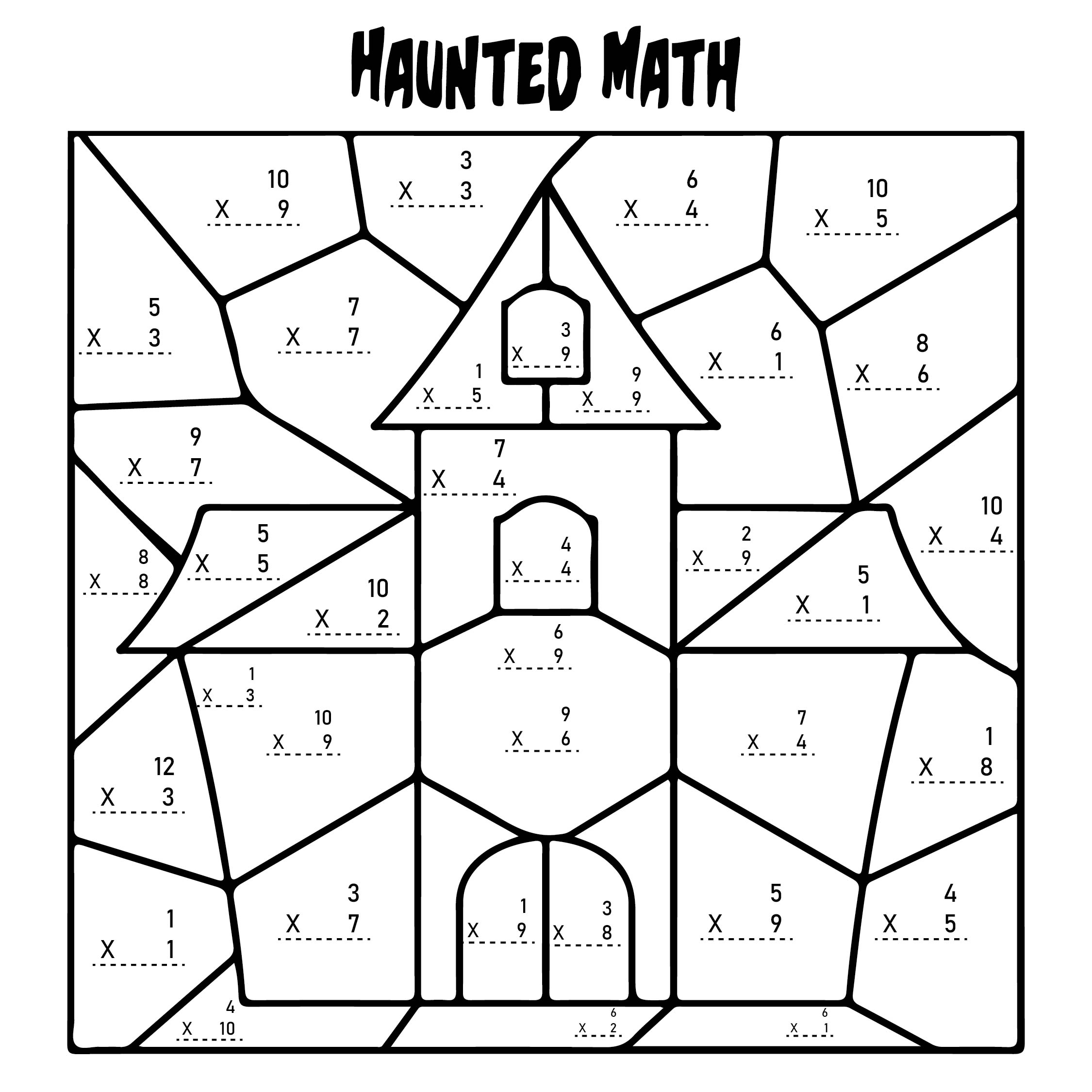 Halloween Math Worksheets 5Th Grade