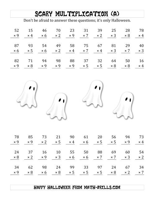 Spooky Halloween Multiplication Fun for Kids