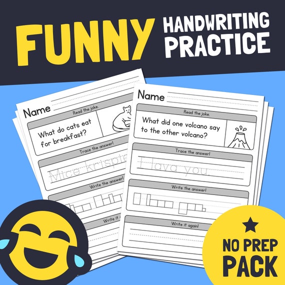 Handwriting Worksheets for 3rd Graders Fun Practice Sheets