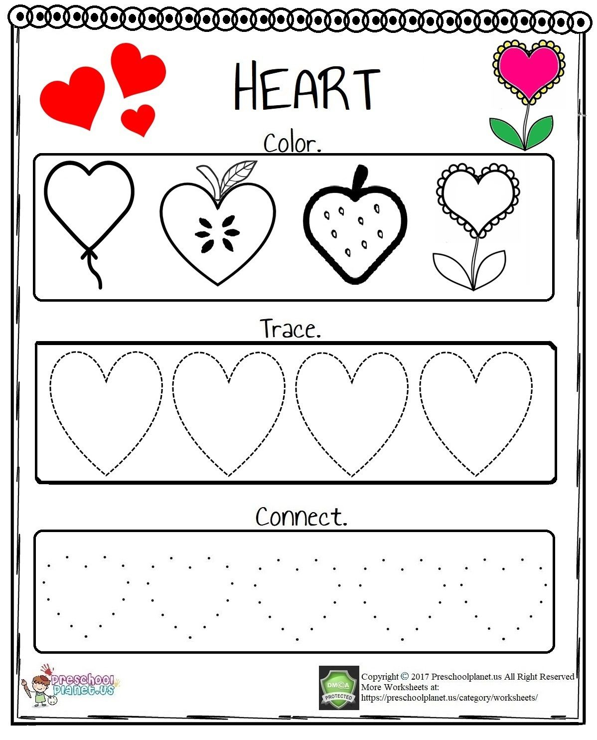 Heart Tracing Worksheet Free Name Tracing Generator Free