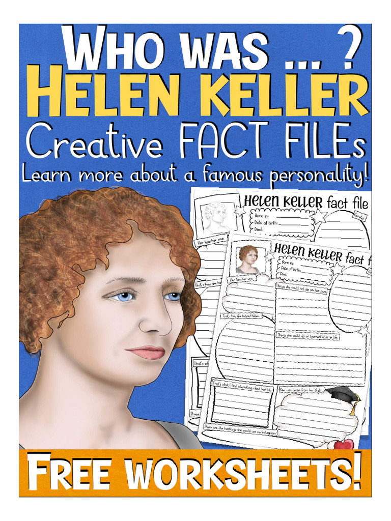 5 Inspiring Helen Keller Worksheets for Kids