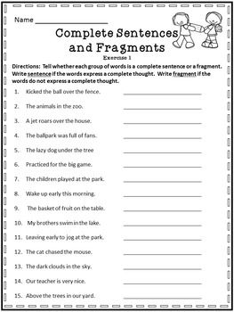 How To Identify Sentence Fragments