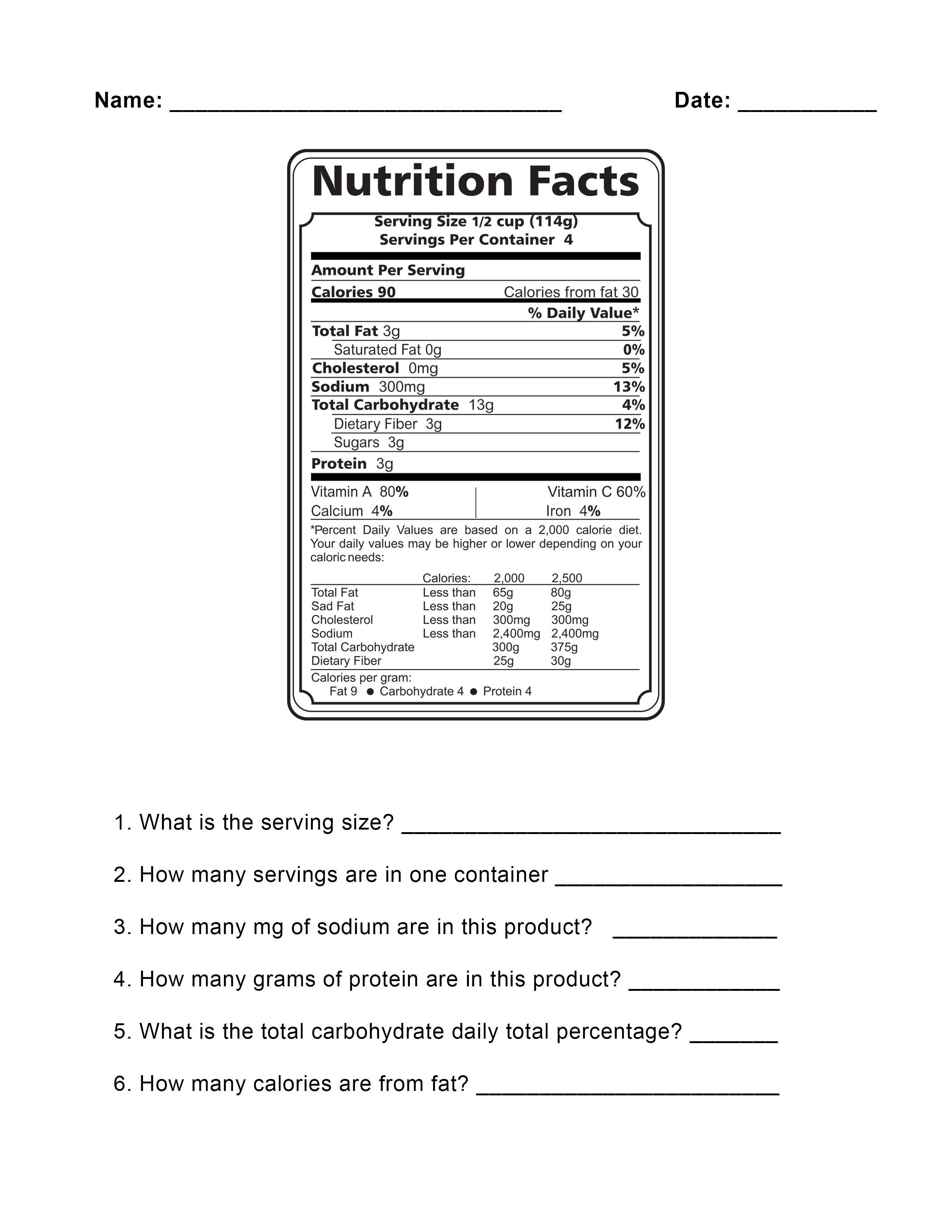 How To Read A Nutrition Label Your Fitness Path