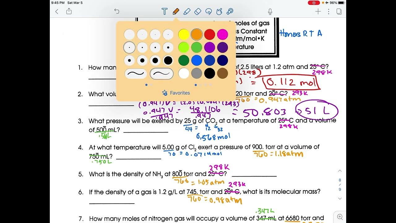 Ideal Gas Law Worksheet Answers Made Easy