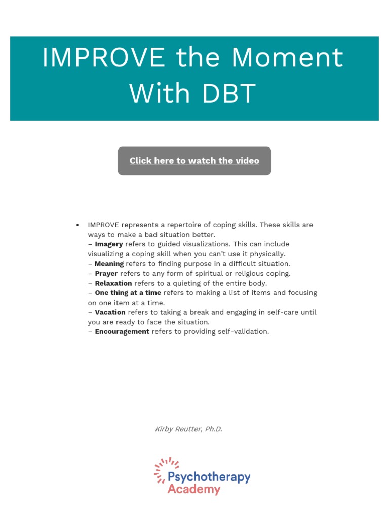 Improve The Moment Dbt Examples