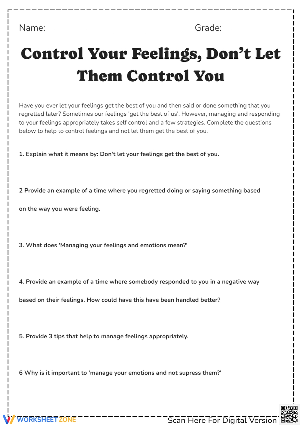 Impulse Control Therapy Worksheet Happiertherapy Worksheets Library