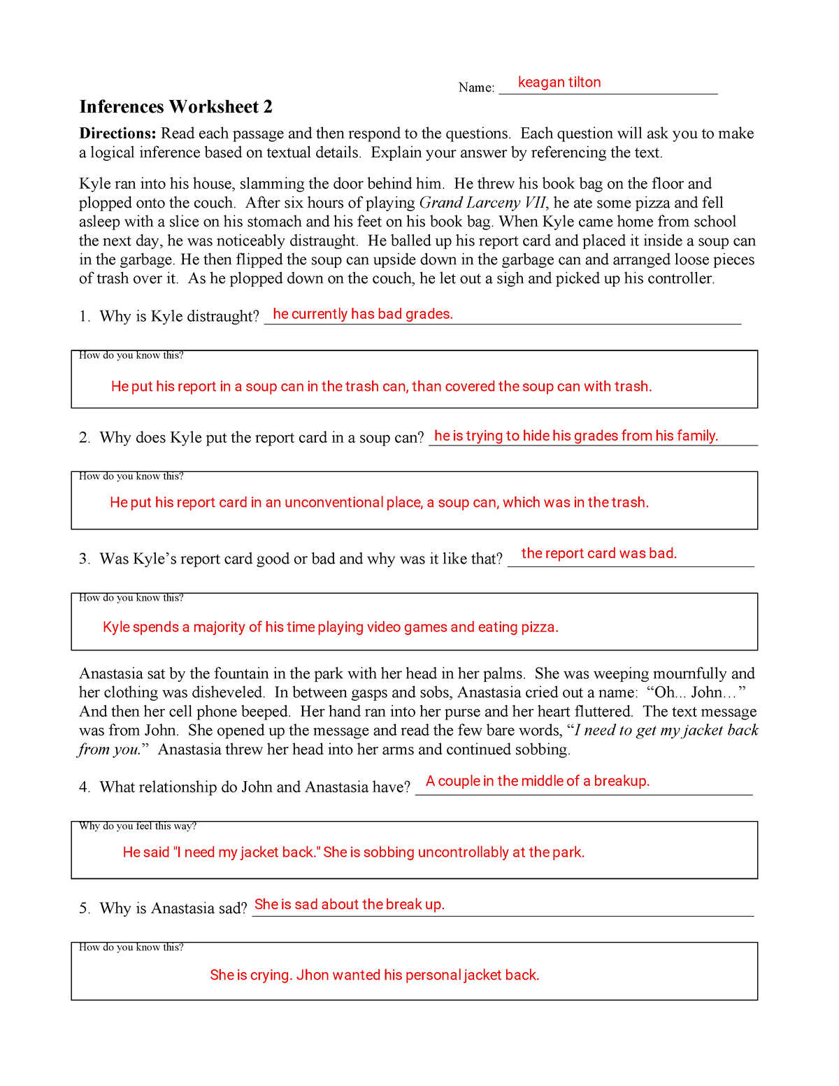 Inferences Worksheet 2: Sharpen Critical Thinking Skills Quickly