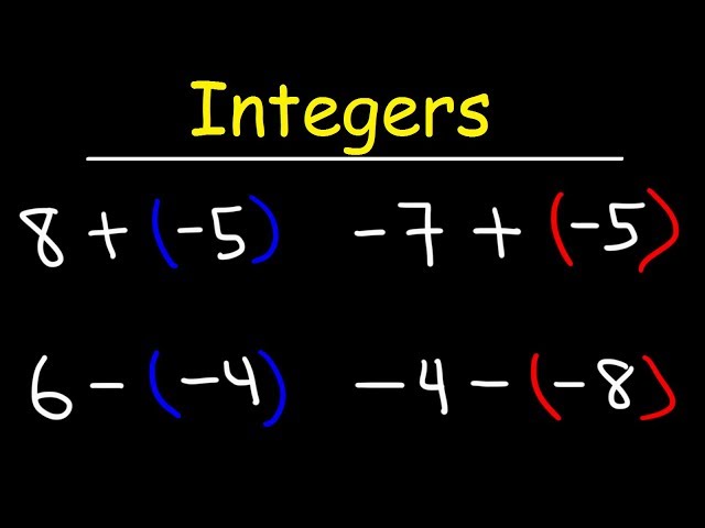 5 Ways to Master Integer Operations