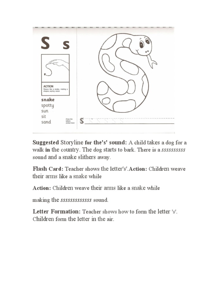 Jolly Phonics 6 Sounds Group Read Amp Match Activity Esl Worksheet By Riso