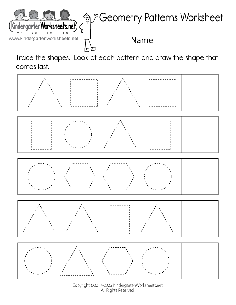 Kindergarten Geometry Fun Worksheets for Little Learners