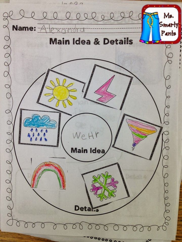 5 Ways to Identify Main Ideas with Kindergarten Worksheets