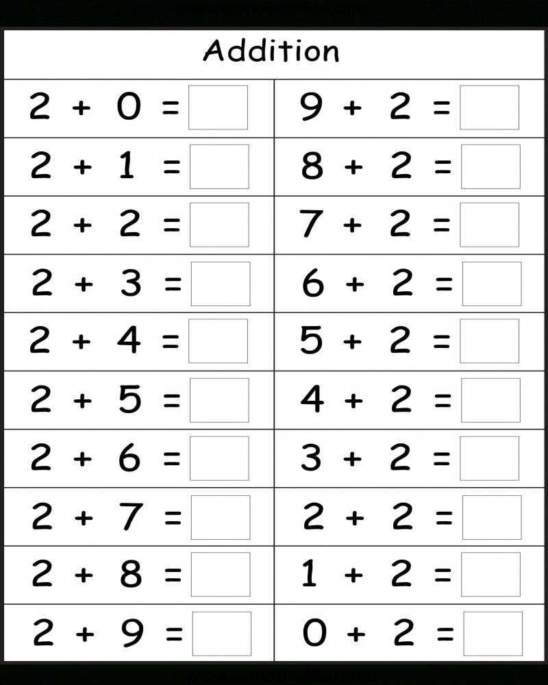 Free Kindergarten Math Worksheets for Young Learners