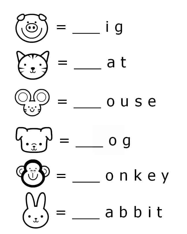 Kindergarten Phonics Worksheet for Early Learners Success