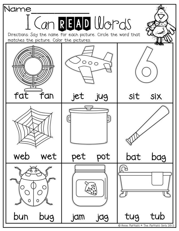 5 Fun Kindergarten Phonics Worksheets