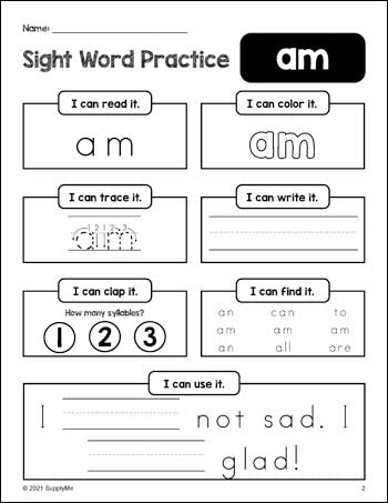 5 Fun Ways to Practice Kindergarten Sight Words