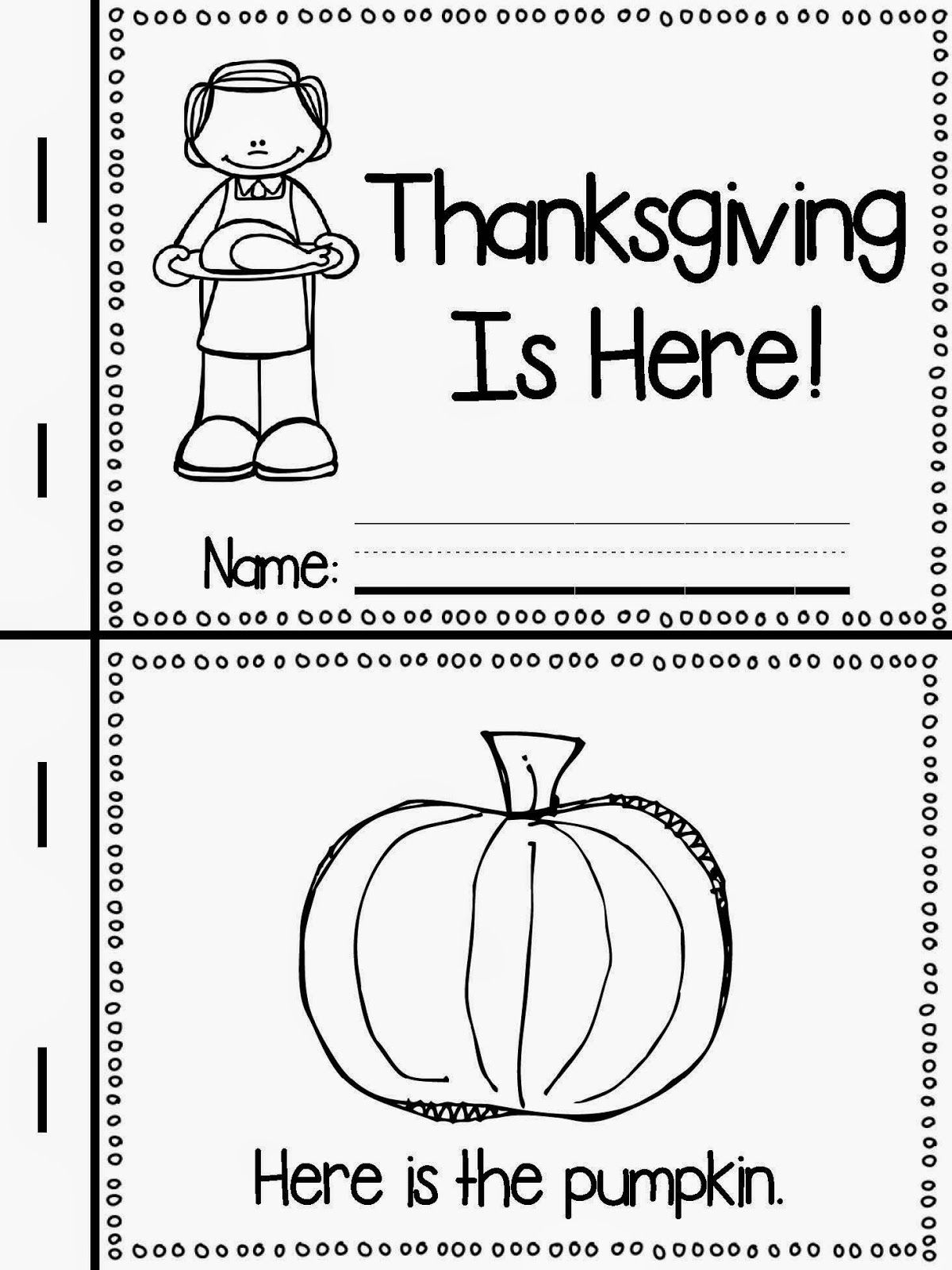 10 Fun Kindergarten Thanksgiving Worksheets