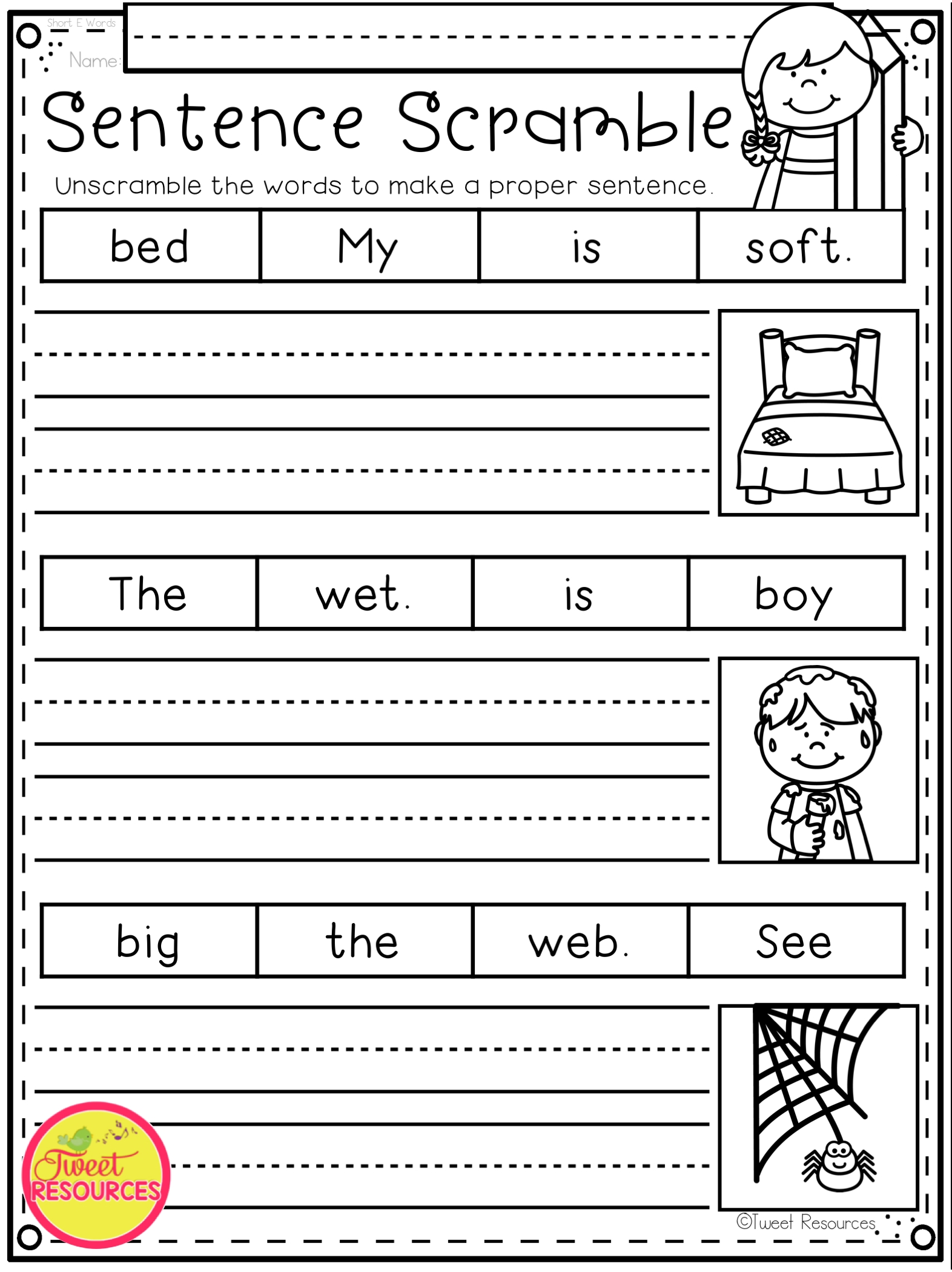 5 Fun Ways to Write with Kindergarten Worksheets