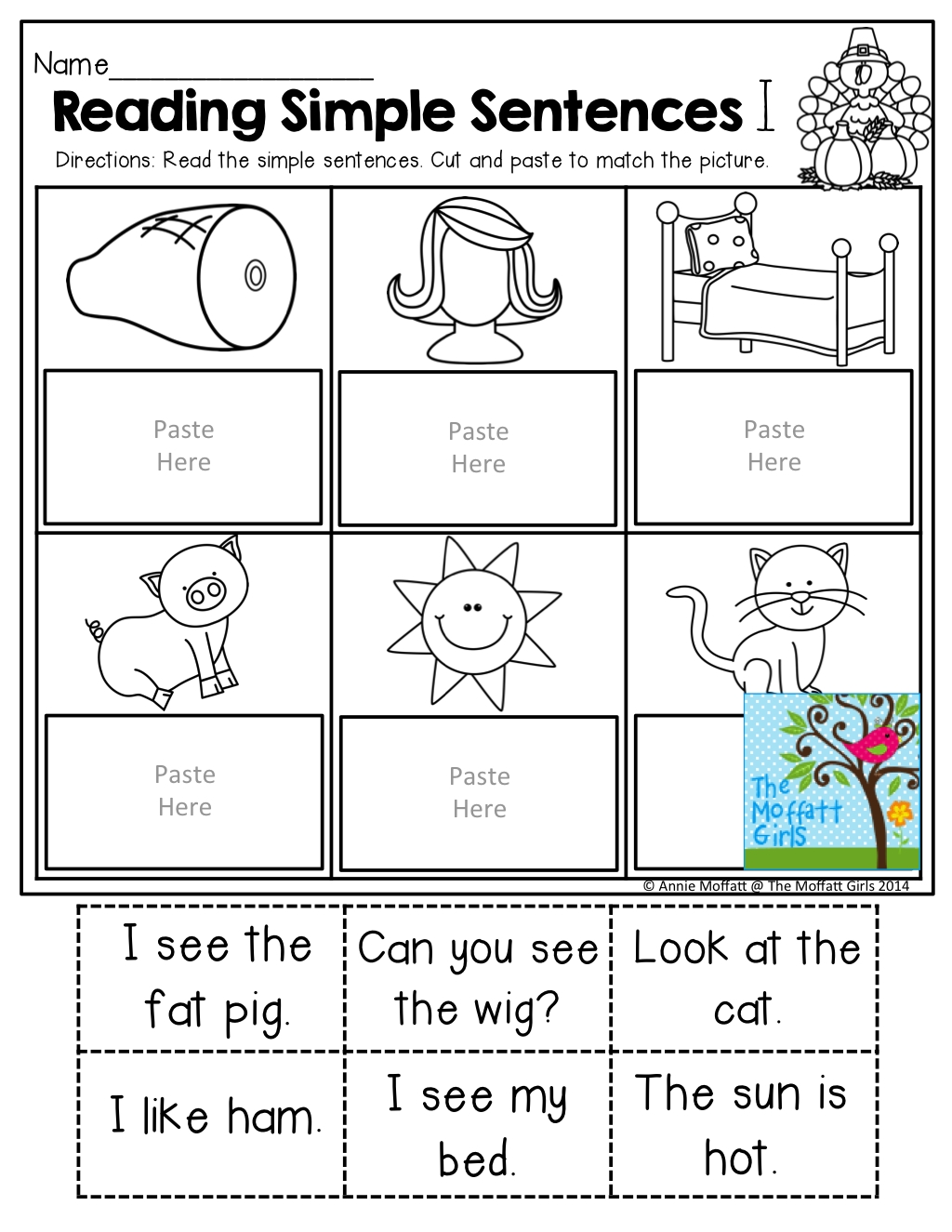 Kindergarten Writing Sentences Worksheets for Little Learners