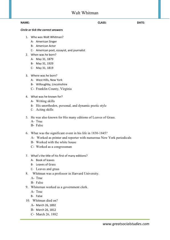 Know The Lingo Poetry Terms Worksheet Answers