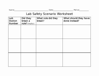 Lab Safety Worksheet Answer Key Made Easy