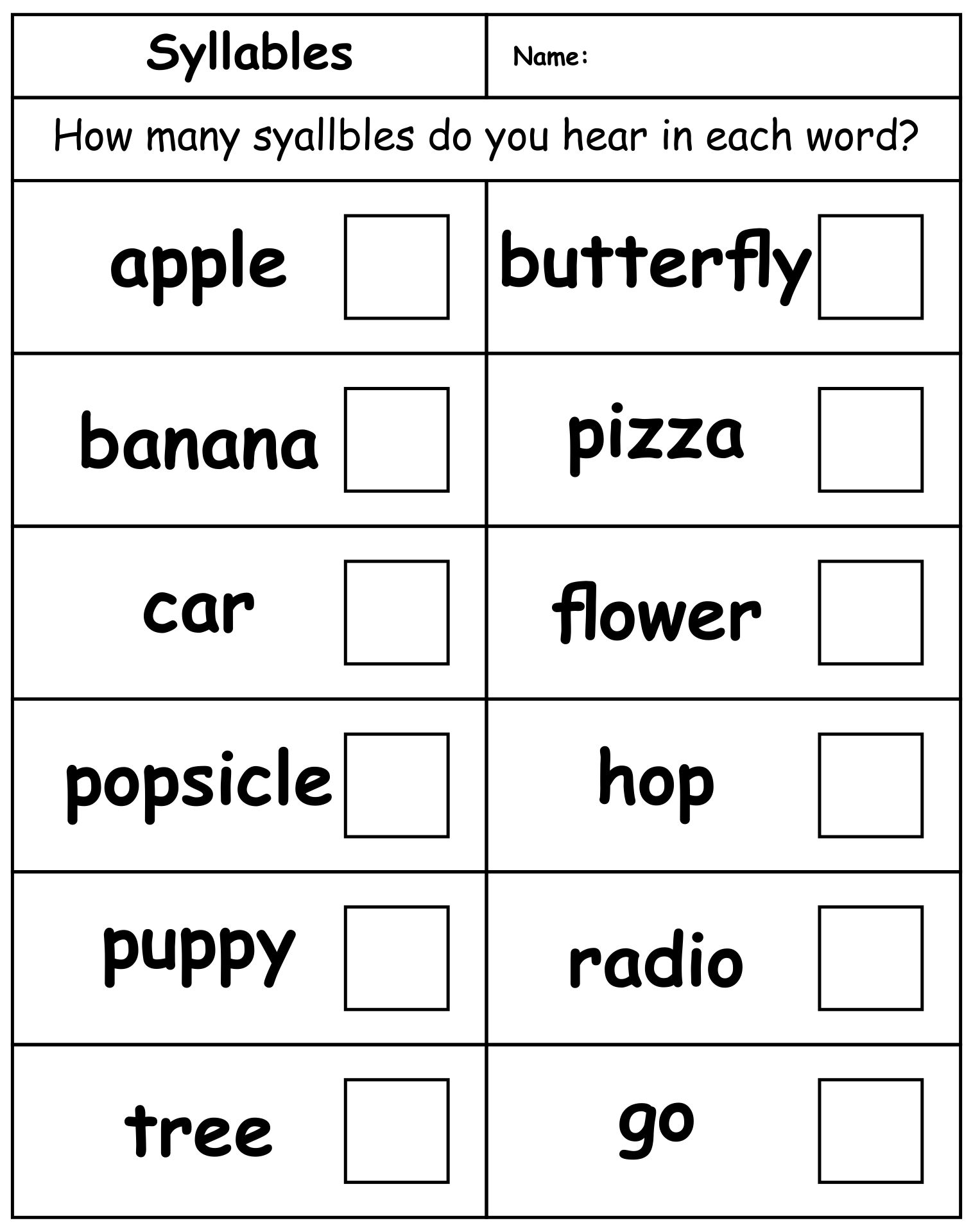 Fun Language Art Worksheets for 3rd Graders