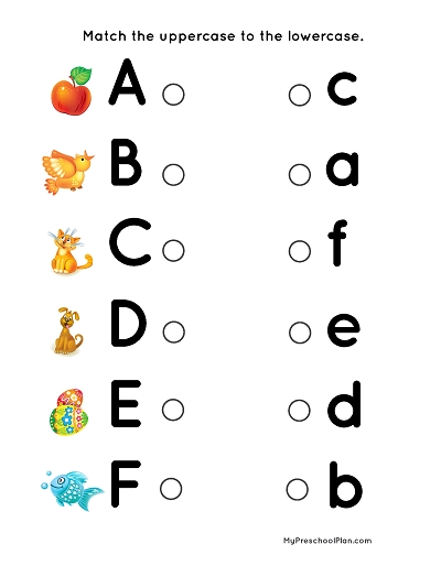 7 Ways to Match Letters with Fun Worksheets