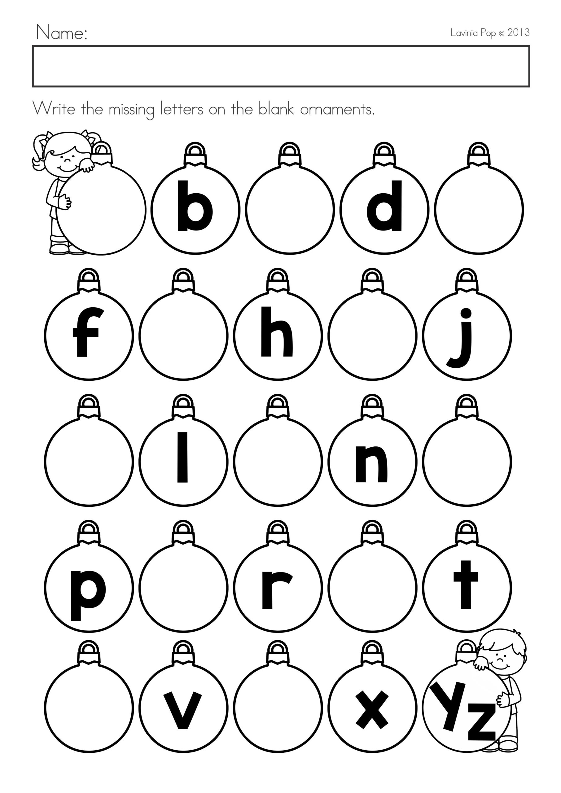 Free Letters Worksheets for Kindergarten Fun Learning