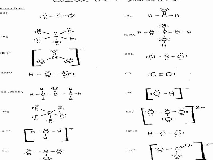 Lewis Dot Diagram Worksheet Answer Key