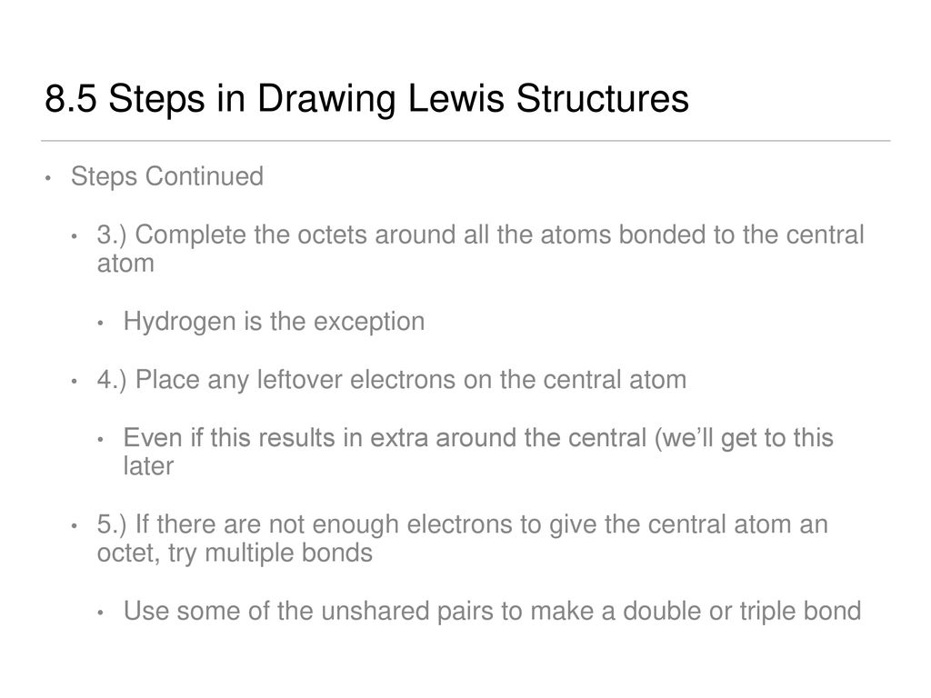 5 Steps to Mastering Lewis Structures