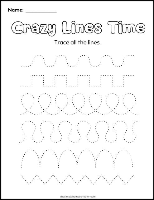 5 Ways to Master Line Tracing Worksheets