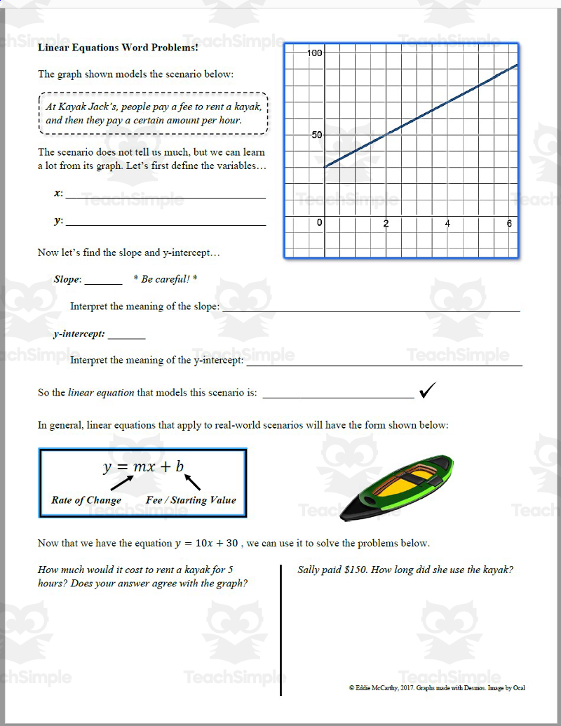 7 Ways to Solve Linear Equation Word Problems