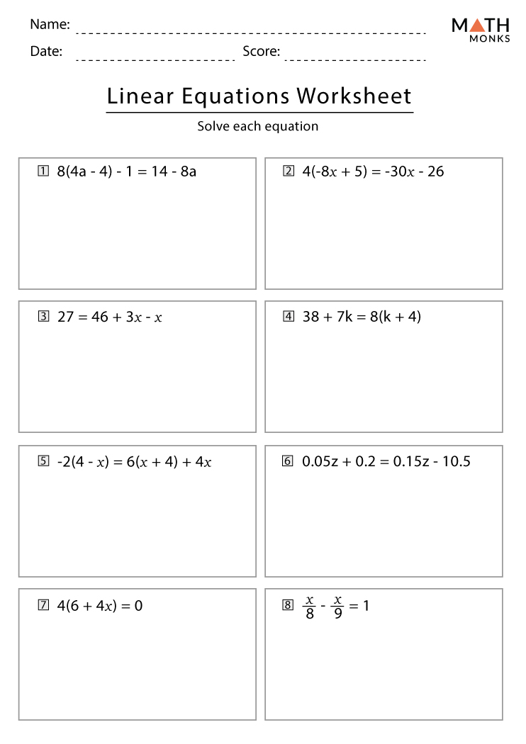 Linear Equations