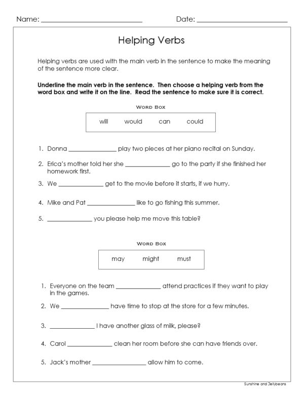 7 Linking Verb Worksheets for Effective Grammar Practice