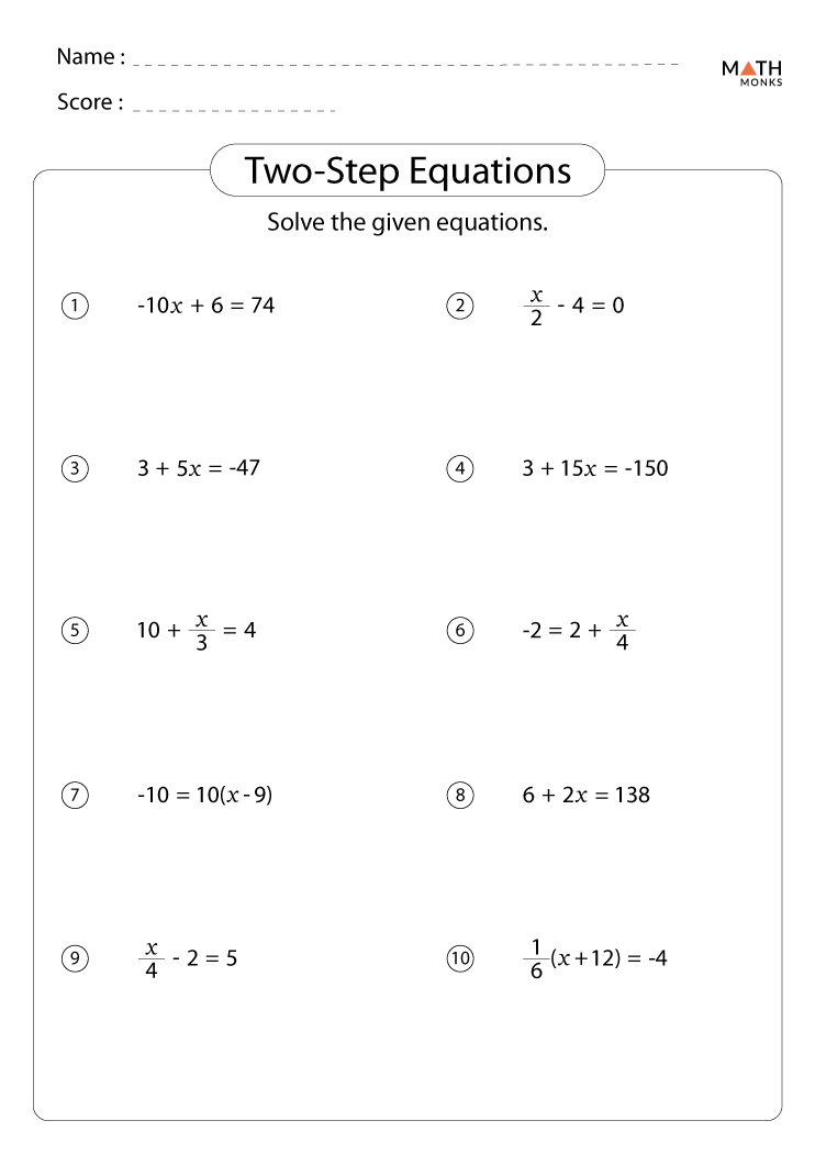 Literal Equation Worksheet: Solve with Ease