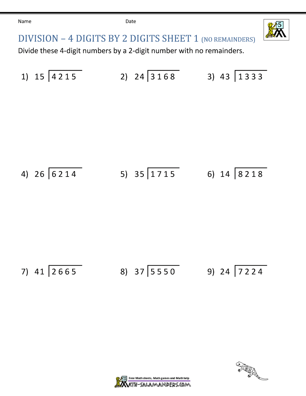 Long Division Practice Made Easy